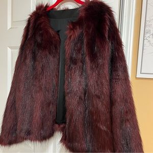 Free People Faux Fur Jacket